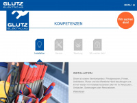 glutz-elektro.ch Webseite Vorschau