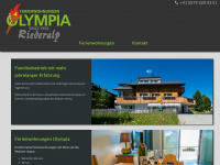 olympia-riederalp.ch Webseite Vorschau