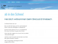 skicluberlinsbach.ch Webseite Vorschau