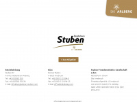 bergbahnen-stuben.com Webseite Vorschau