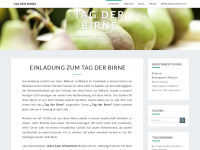 tag-der-birne.de Webseite Vorschau