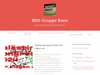 bdsgruppebonn.wordpress.com Webseite Vorschau