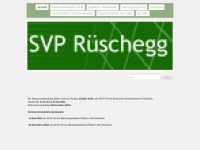 svp-rueschegg.ch Webseite Vorschau
