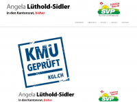 angela-luethold.ch Webseite Vorschau