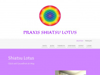 shiatsulotus.com Webseite Vorschau