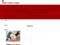 swiss-combat-league.ch Webseite Vorschau
