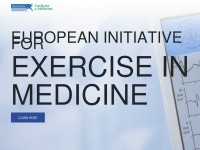 exerciseismedicine.eu Webseite Vorschau