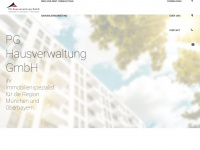 pg-hausverwaltung.de Webseite Vorschau