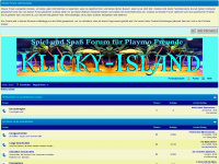 klicky-island.de Webseite Vorschau