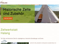 history-tent.de Webseite Vorschau