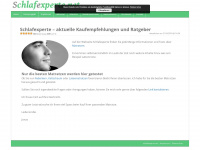 schlafexperte.net Webseite Vorschau