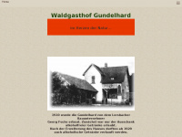 waldgasthof-gundelhard.com Webseite Vorschau