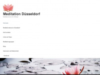 meditation-duesseldorf.com Webseite Vorschau