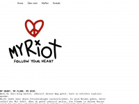 myriot.de Webseite Vorschau
