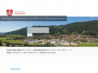 friesach.gv.at Webseite Vorschau