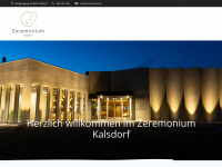 zeremonium.at Webseite Vorschau