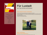 cdu-lustadt.de Webseite Vorschau