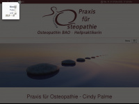 osteopathie-cindypalme.de Webseite Vorschau