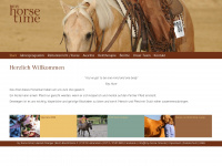 my-horse-time.de Webseite Vorschau