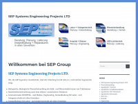 sep-engineering.eu Webseite Vorschau