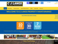 cjlangspropertymaintenance.co.uk Webseite Vorschau