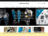 vertics-shop.de Webseite Vorschau