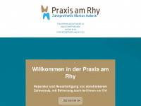 praxis-am-rhy.ch Webseite Vorschau