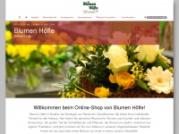 blumen-hoefle-shop.de Webseite Vorschau