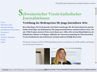 kath-journalisten.ch Webseite Vorschau