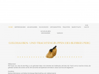 goldhauben-bezirk-perg.at Webseite Vorschau