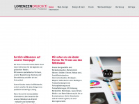 lorenzen-druckt.de Webseite Vorschau