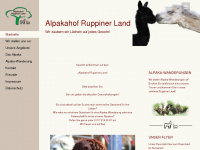 alpakahof-ruppiner-land.de Webseite Vorschau