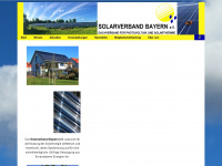 solarverband-bayern.de Webseite Vorschau