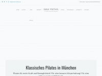 muenchen-pilates.com Webseite Vorschau