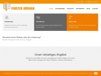 fenster-hoerhan.at Webseite Vorschau