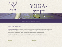 yoga-zeit-bielefeld.de Webseite Vorschau