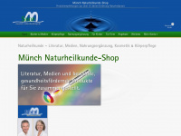 muench-naturheilshop.de Webseite Vorschau