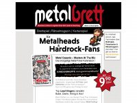 metalbrett.de Webseite Vorschau
