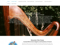 mountainglenharps.com Webseite Vorschau