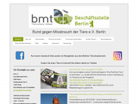 bmt-tierschutz-berlin.de Webseite Vorschau