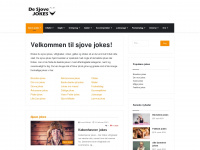 de-sjove-jokes.dk Webseite Vorschau