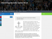 christus-gemeinden.de Webseite Vorschau