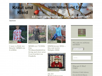 krautundkleid.com Webseite Vorschau