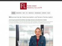 femke-liebich.de Webseite Vorschau