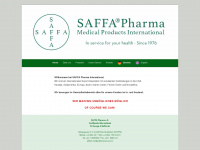 saffa-pharma.com Webseite Vorschau