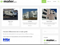 e-maler.ch Webseite Vorschau