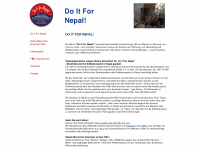 do-it-for-nepal.de Webseite Vorschau