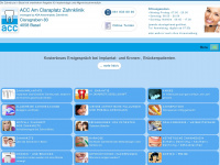 acc-zahnklinik-zahnarzt-basel.ch Webseite Vorschau