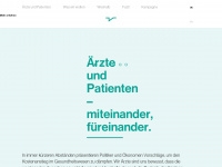 aerzte-und-patienten.ch Webseite Vorschau
