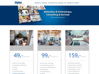 djm-ecommerce.com Webseite Vorschau